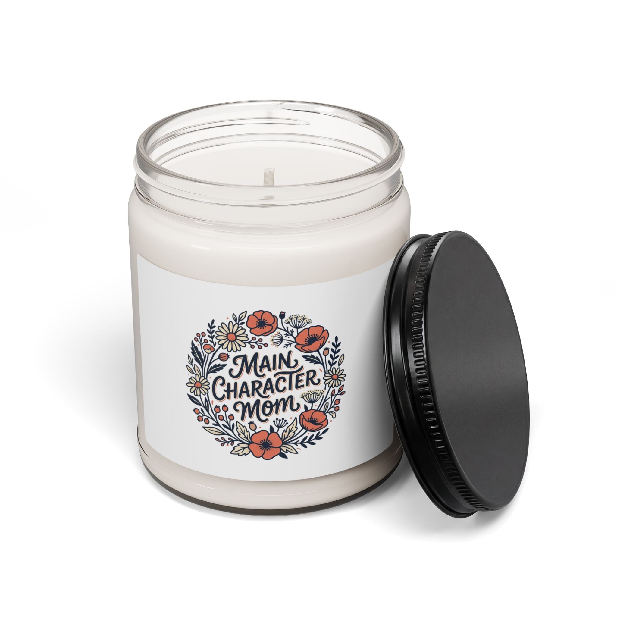 Main Character Mom Candle | Scented Soy Candle, Minimal Typographic Mom