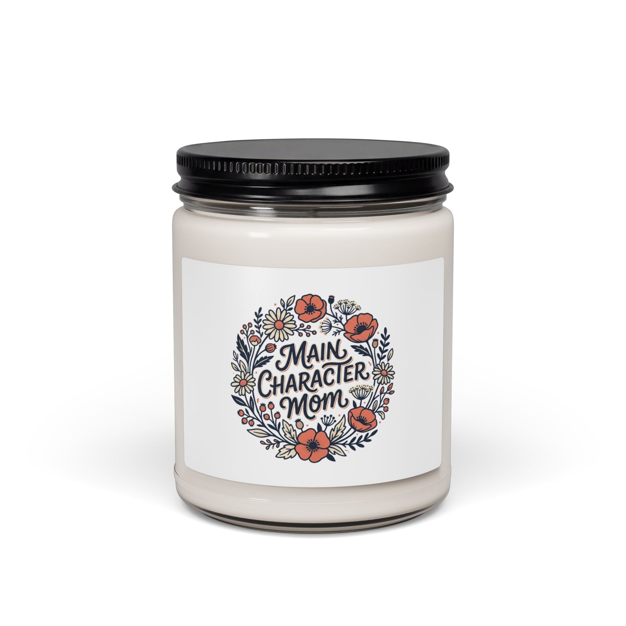 Main Character Mom Candle | Scented Soy Candle, Minimal Typographic Mom
