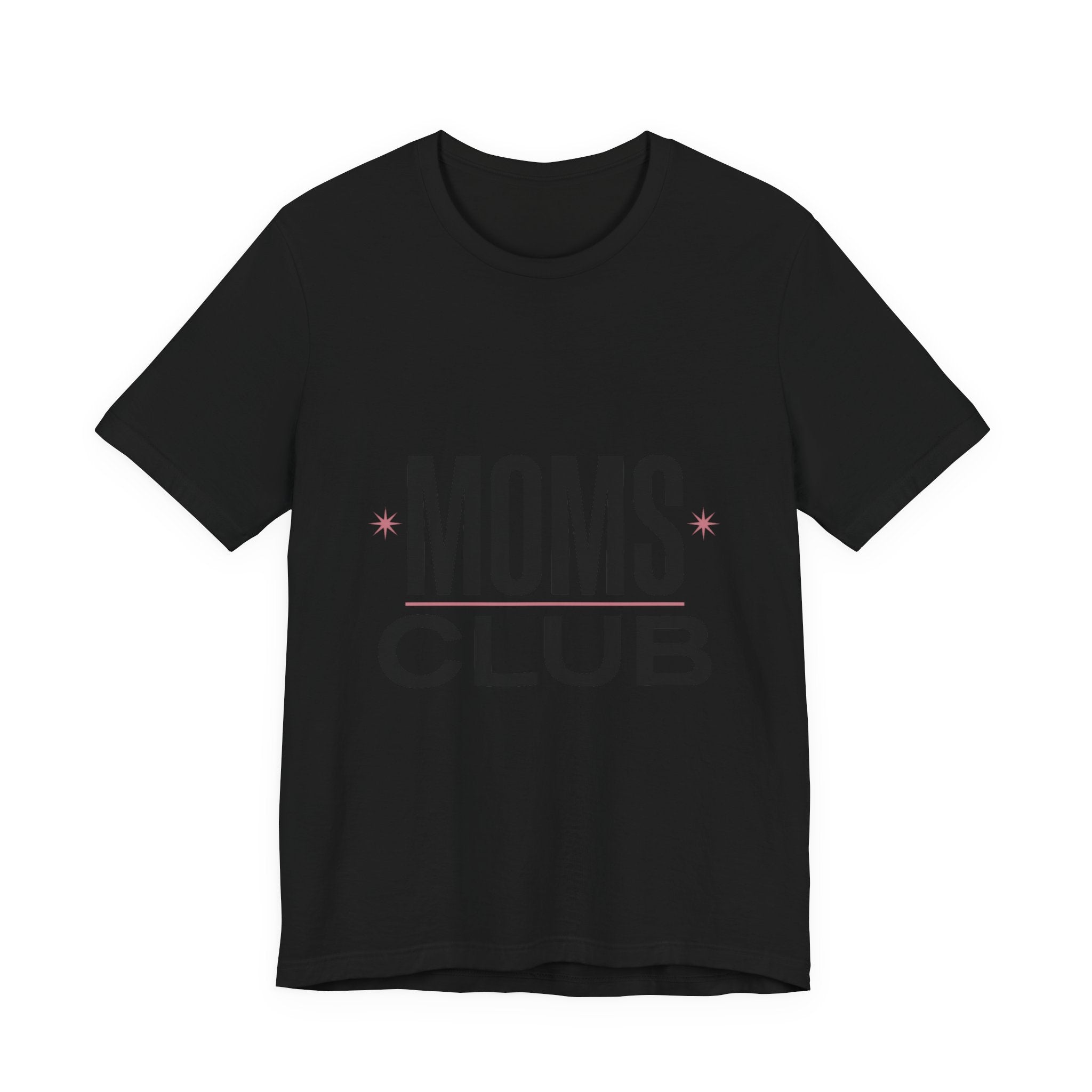 MOMS CLUB Tee | Mother’s Day Minimal Typographic Mom Shirt