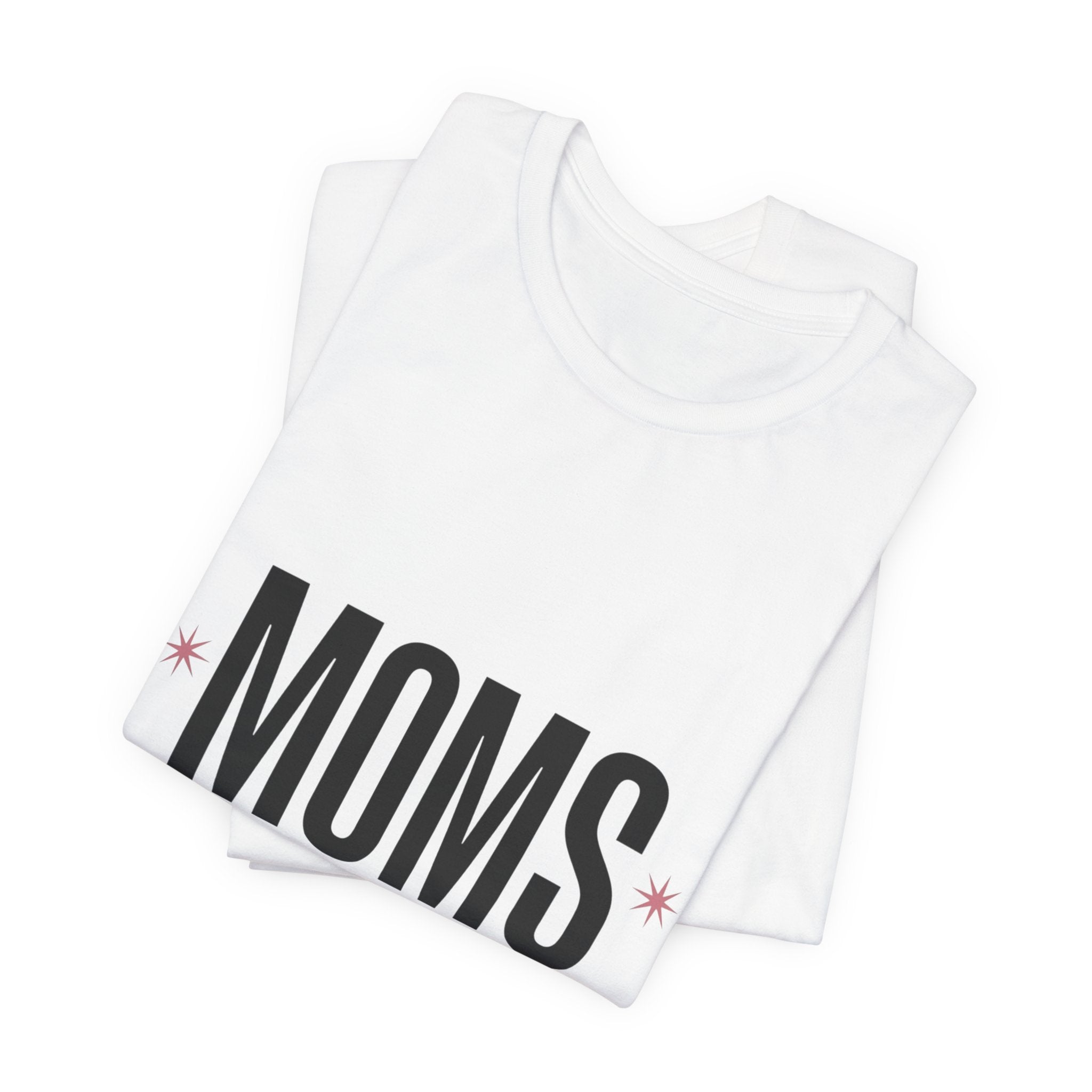 MOMS CLUB Tee | Mother’s Day Minimal Typographic Mom Shirt